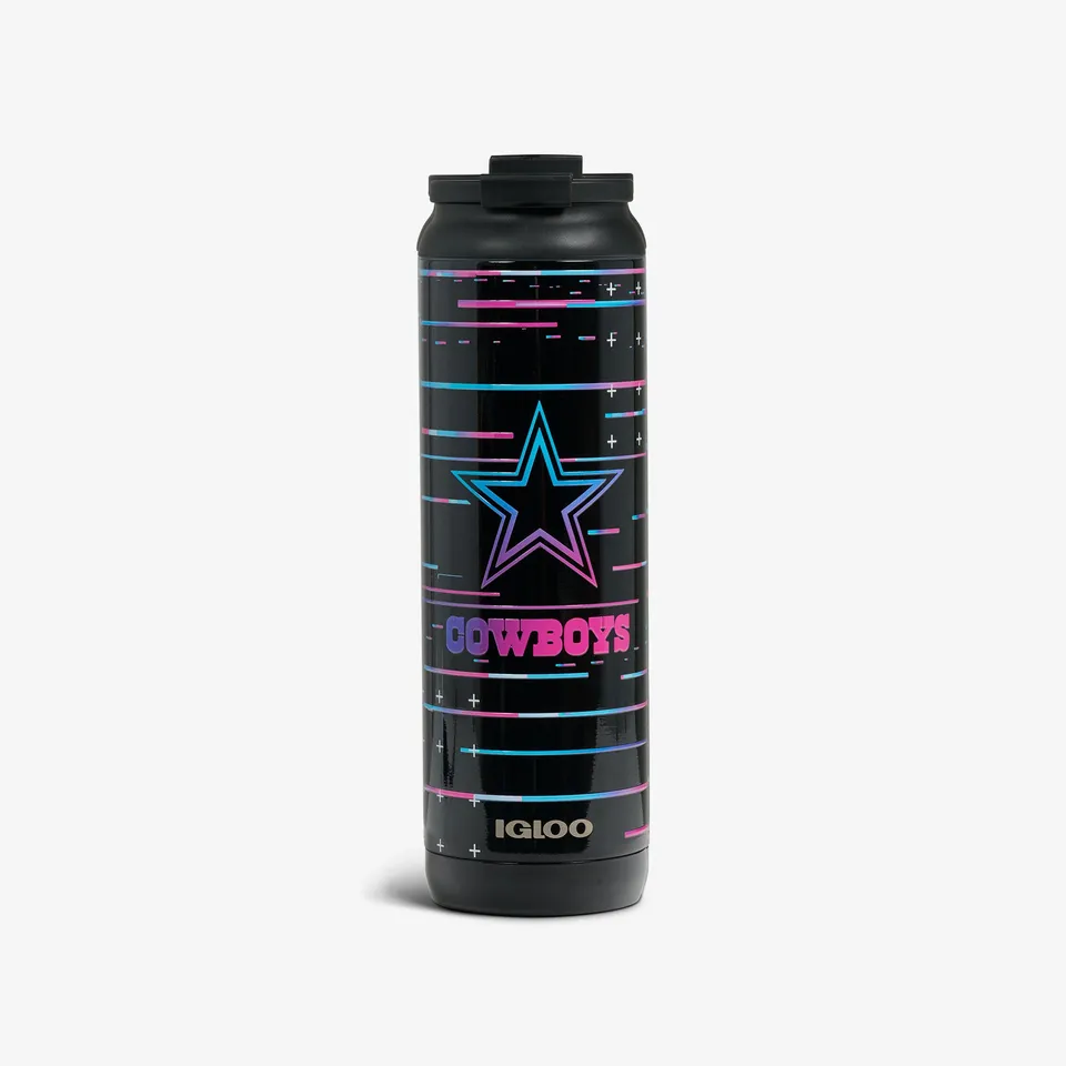 igloo-nfl-neon-dallas-cowboys-20-oz-flip-n-sip-gobelet-isotherme-en-acier-inoxyd image 1