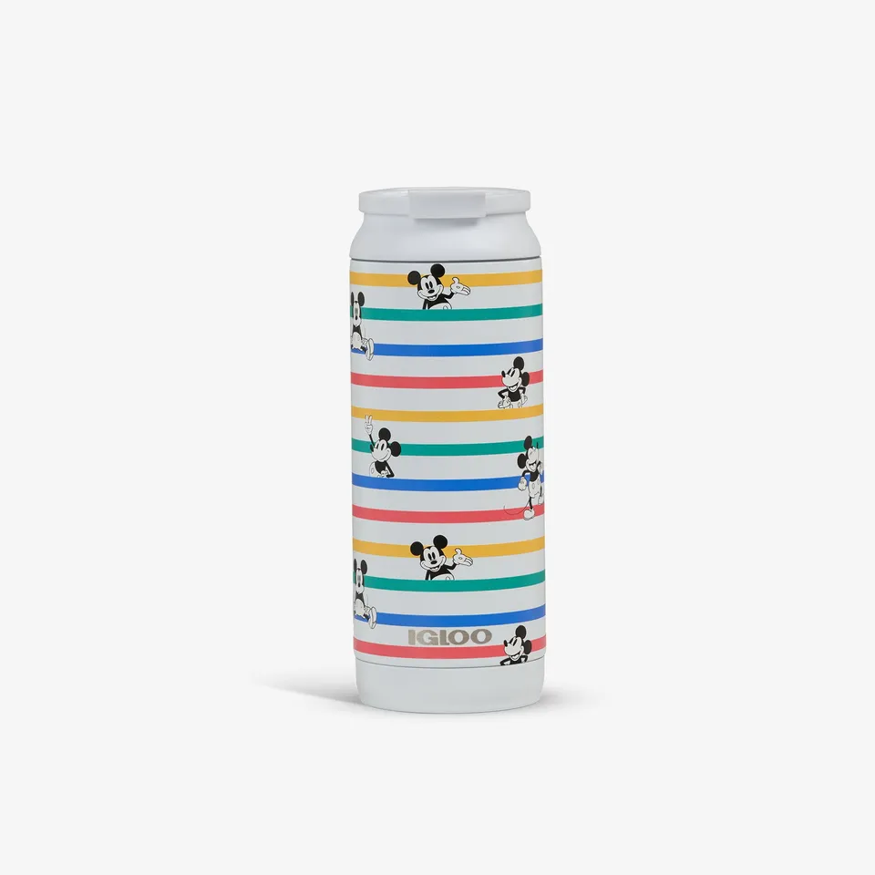 igloo-disney-mickey-mouse-stripe-flip-n-sip-16-oz-gobelet-isotherme-en-acier-ino image 1