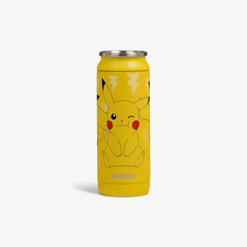 igloo-pok-mon-16-oz-gobelet-canette-isotherme-inox-pikachu-et-partenaires-kanto image 1