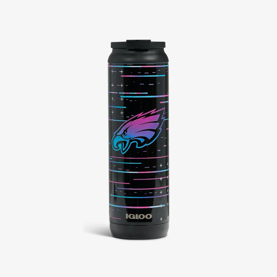 igloo-nfl-neon-philadelphia-eagles-20-oz-flip-n-sip-tumbler-gobelet-isotherme-en image 1