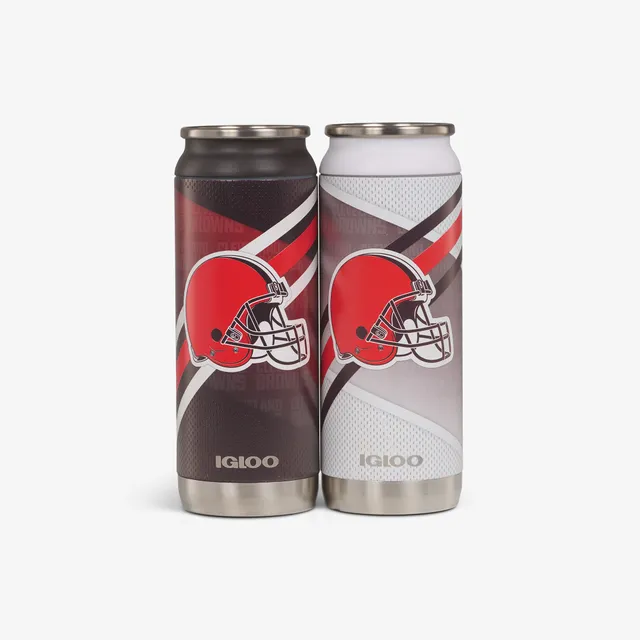 igloo-nfl-cleveland-browns-home-away-gourde-inox-16-oz-lot-de-2-canettes-isother image 1