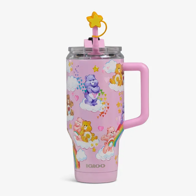 igloo-the-care-bears-mug-de-voyage-isotherme-en-acier-inoxydable-32-oz-avec-pail image 1