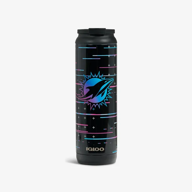 igloo-nfl-neon-miami-dolphins-flip-n-sip-20-oz-gobelet-isotherme-acier-inoxydabl image 1