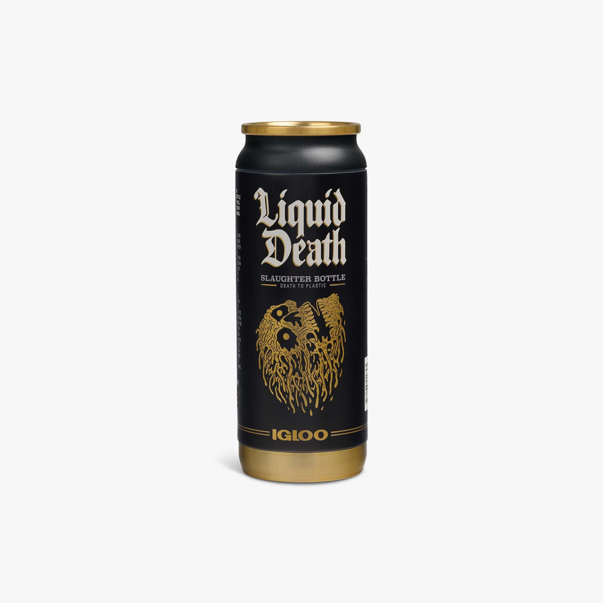 igloo-x-liquid-death-16-oz-slaughter-bottle-gourde-isotherme-collector-en-acier- image 1