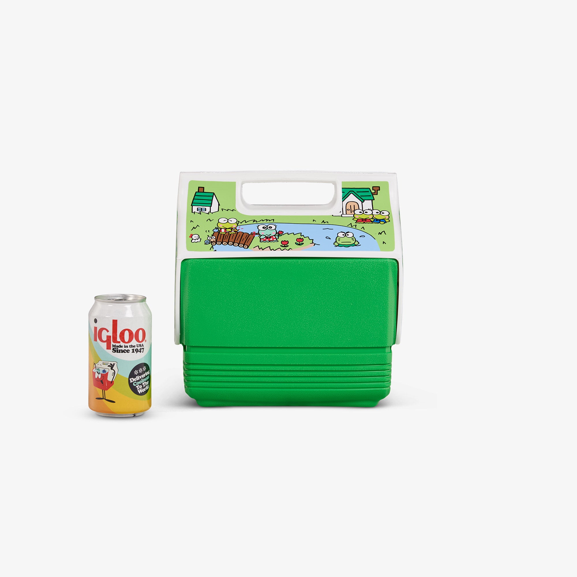igloo-keroppi-donut-pond-playmate-mini-glaci-re-4-qt-hello-kitty-and-friends image 6