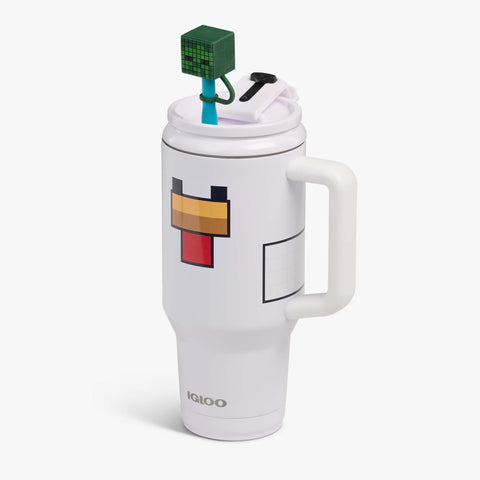 igloo-minecraft-chicken-jockey-32-oz-mug-de-voyage-isotherme-en-acier-inoxydable image 3