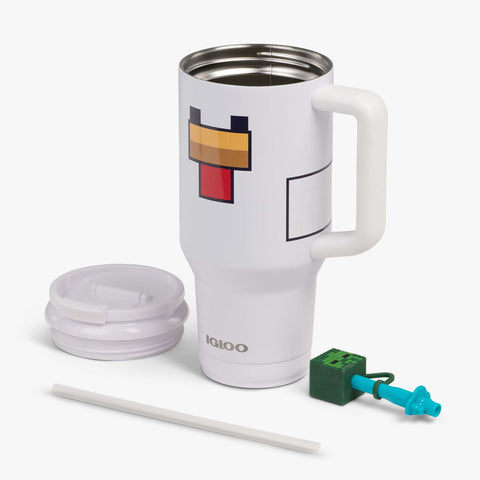 igloo-minecraft-chicken-jockey-32-oz-mug-de-voyage-isotherme-en-acier-inoxydable image 4