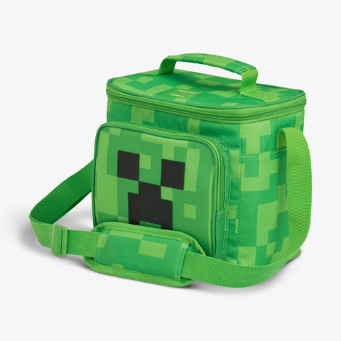 igloo-minecraft-creeper-square-lunch-cooler-bag-sac-repas-isotherme-carr-dition- image 3