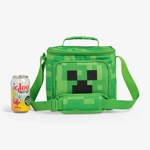 igloo-minecraft-creeper-square-lunch-cooler-bag-sac-repas-isotherme-carr-dition- image 6