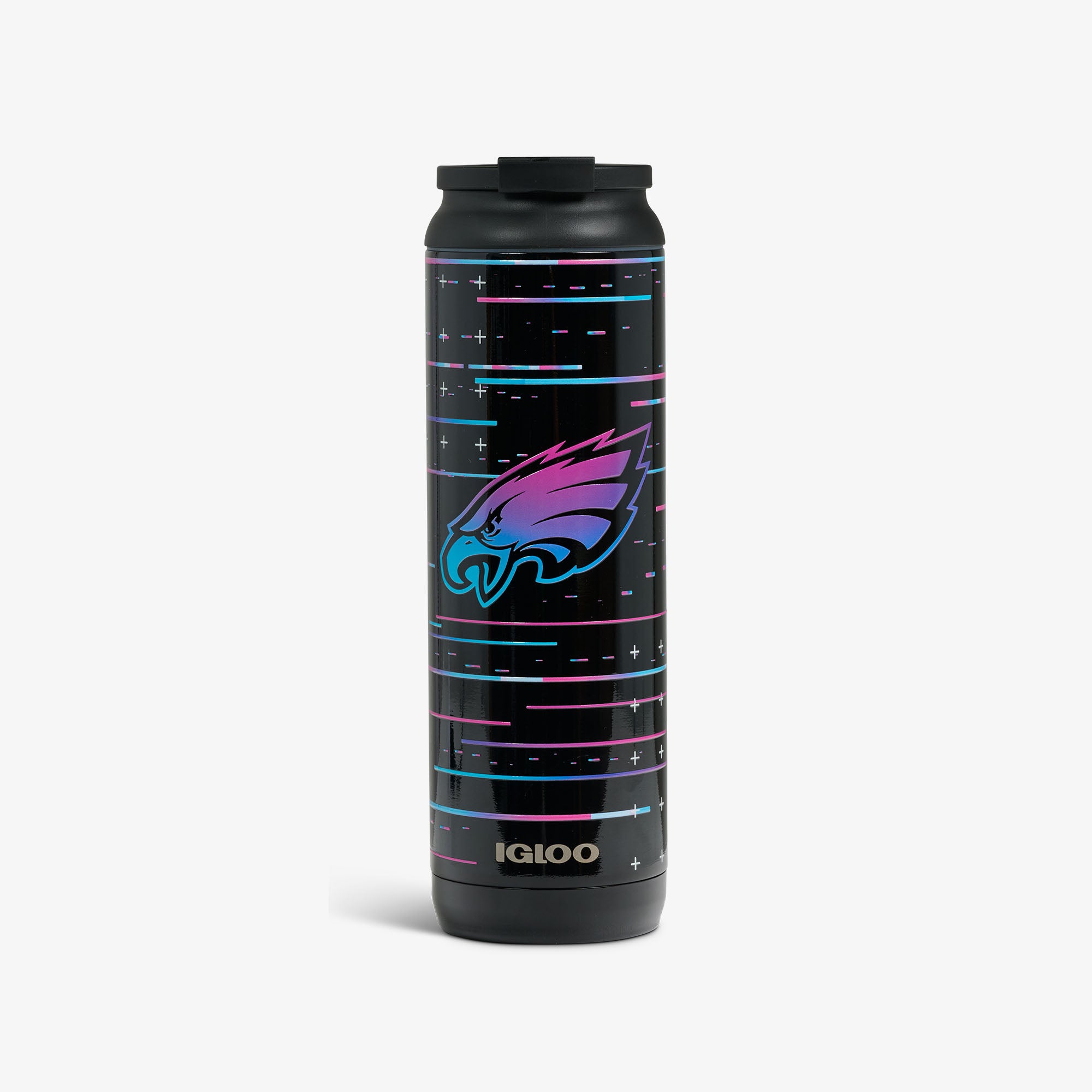 igloo-nfl-neon-philadelphia-eagles-20-oz-flip-n-sip-tumbler-gobelet-isotherme-en image 1