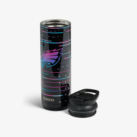 igloo-nfl-neon-philadelphia-eagles-20-oz-flip-n-sip-tumbler-gobelet-isotherme-en image 4