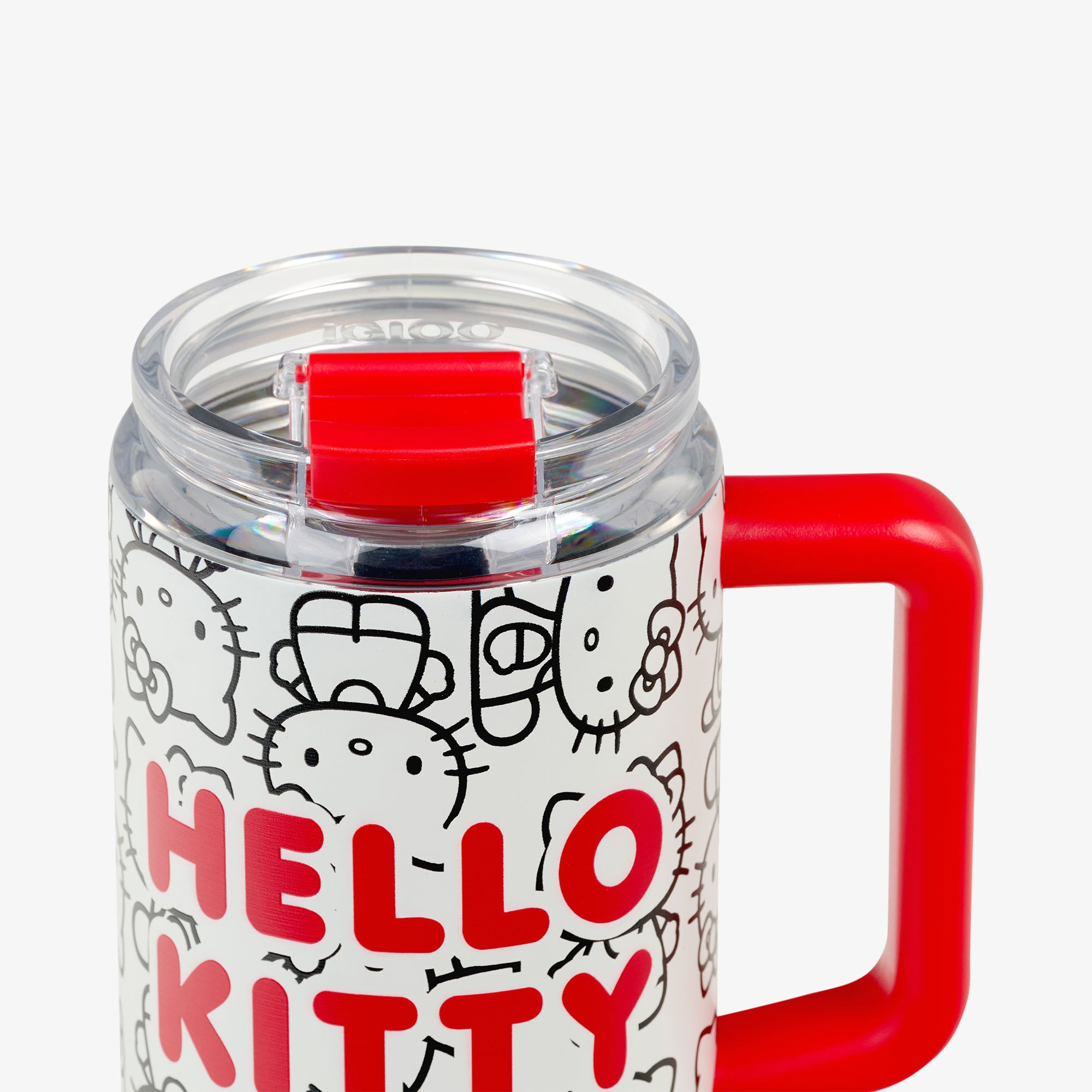 igloo-hello-kitty-classic-mug-isotherme-inox-32-oz-946-ml-avec-paille-et-n-ud-ro image 6