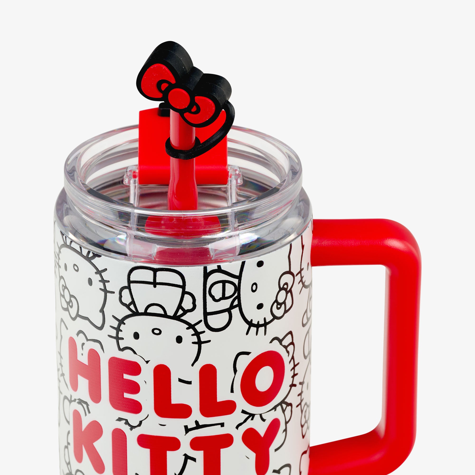 igloo-hello-kitty-classic-mug-isotherme-inox-32-oz-946-ml-avec-paille-et-n-ud-ro image 7