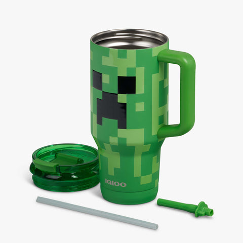 igloo-minecraft-creeper-32-oz-mug-isotherme-de-voyage-en-acier-inoxydable-946-ml image 4