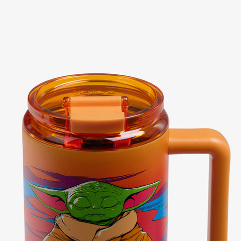 igloo-star-wars-grogu-neon-mug-isotherme-de-voyage-en-inox-32-oz-946-ml image 5