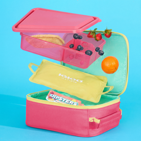 igloo-kids-lunch-slim-cooler-bundle-sac-repas-isotherme-enfant-avec-bento-box-3- image 2