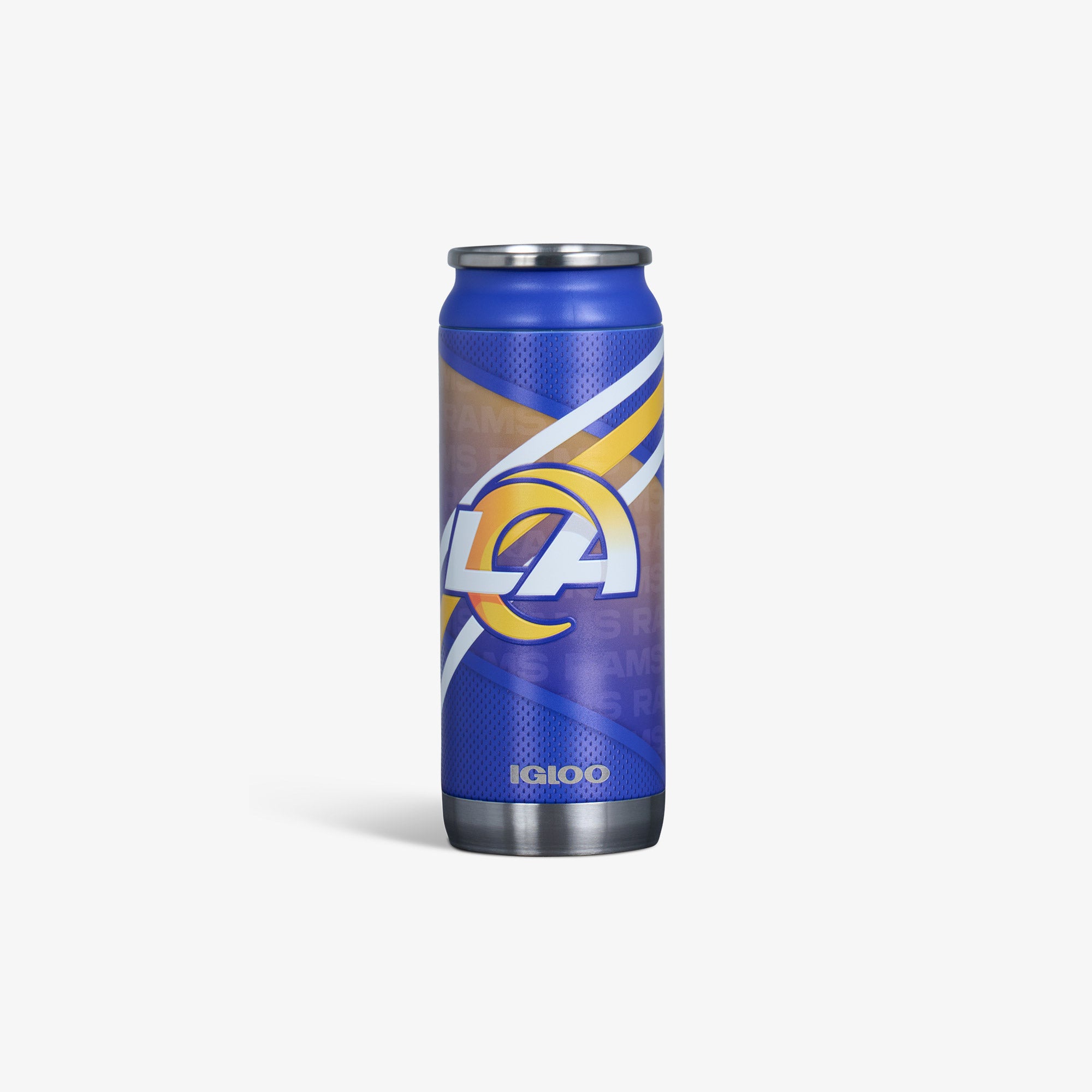 igloo-los-angeles-rams-16-oz-canette-isotherme-en-acier-inoxydable-licence-offic image 1