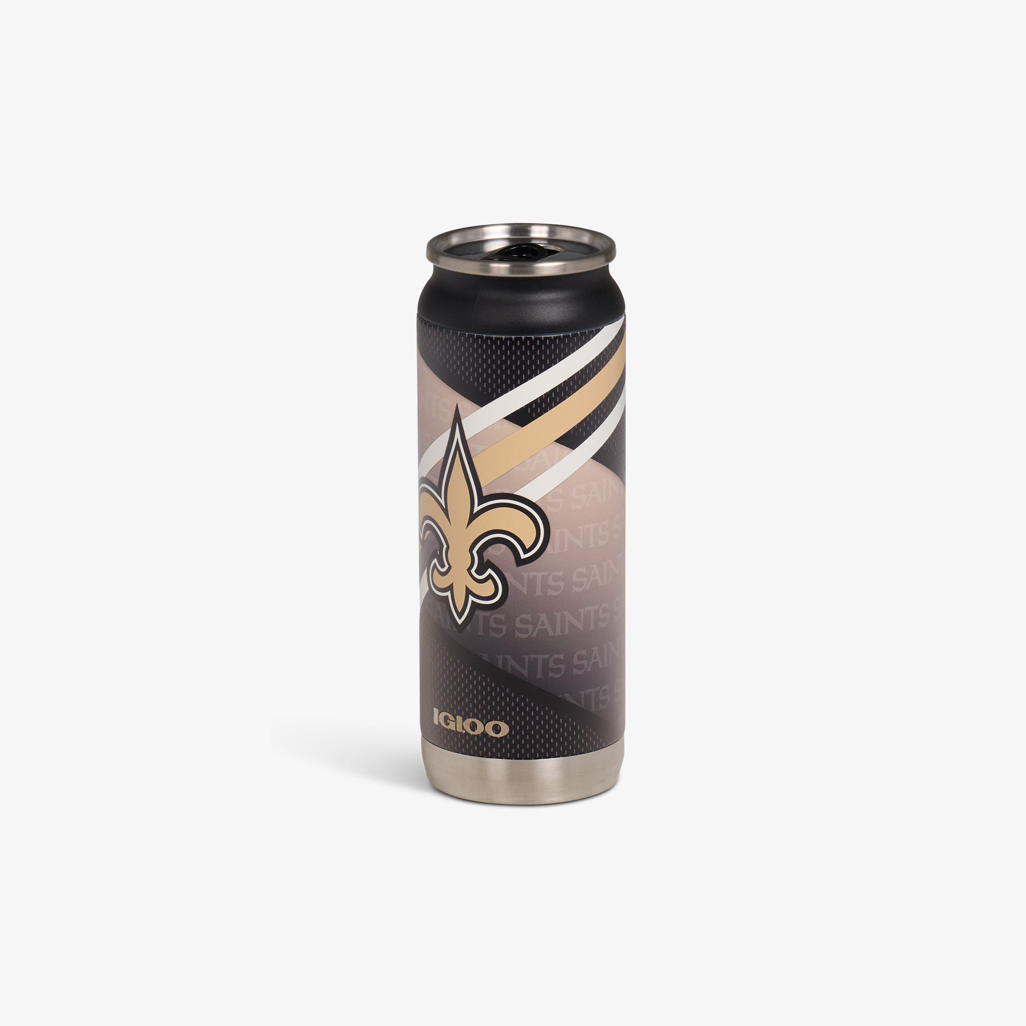 igloo-new-orleans-saints-16-oz-can-mug-isotherme-en-acier-inoxydable-sous-licenc image 3
