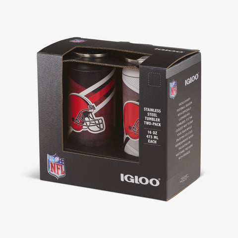igloo-nfl-cleveland-browns-home-away-gourde-inox-16-oz-lot-de-2-canettes-isother image 6
