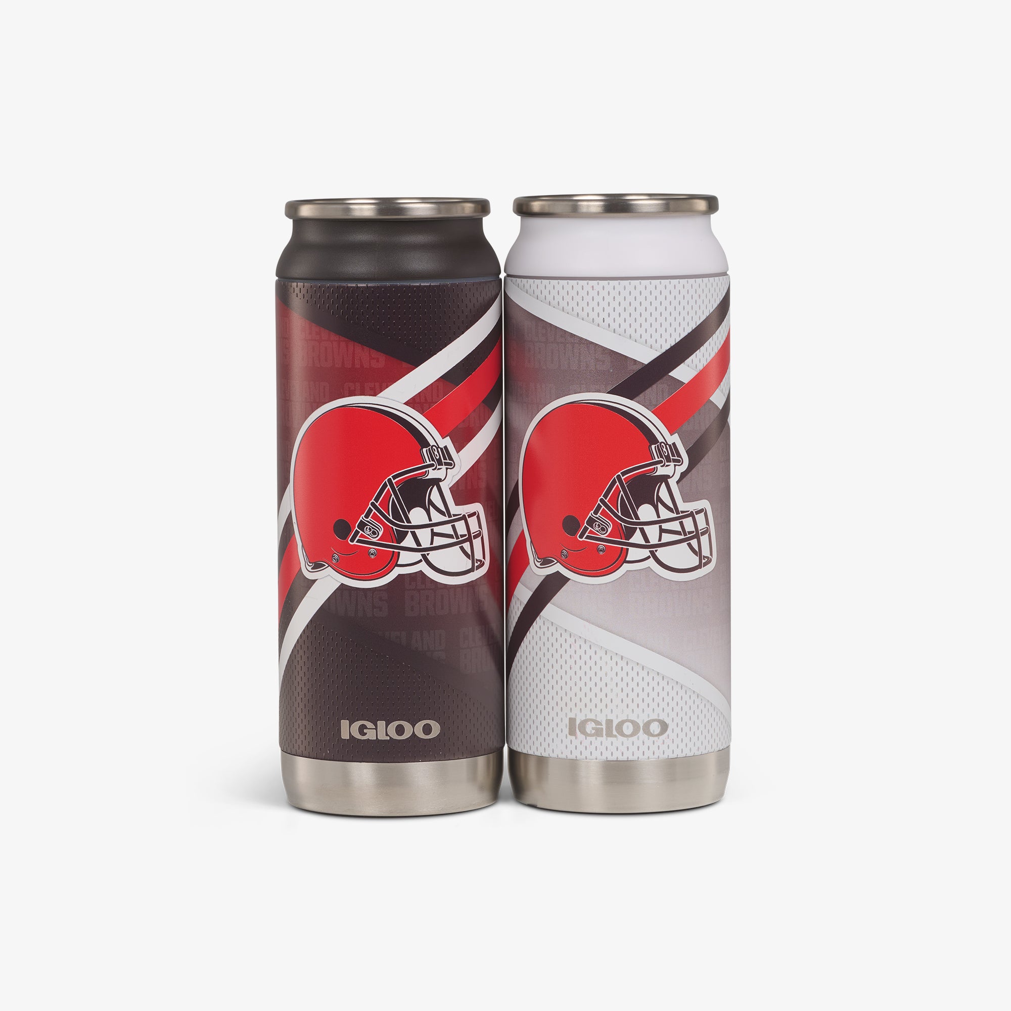 igloo-nfl-cleveland-browns-home-away-gourde-inox-16-oz-lot-de-2-canettes-isother image 1
