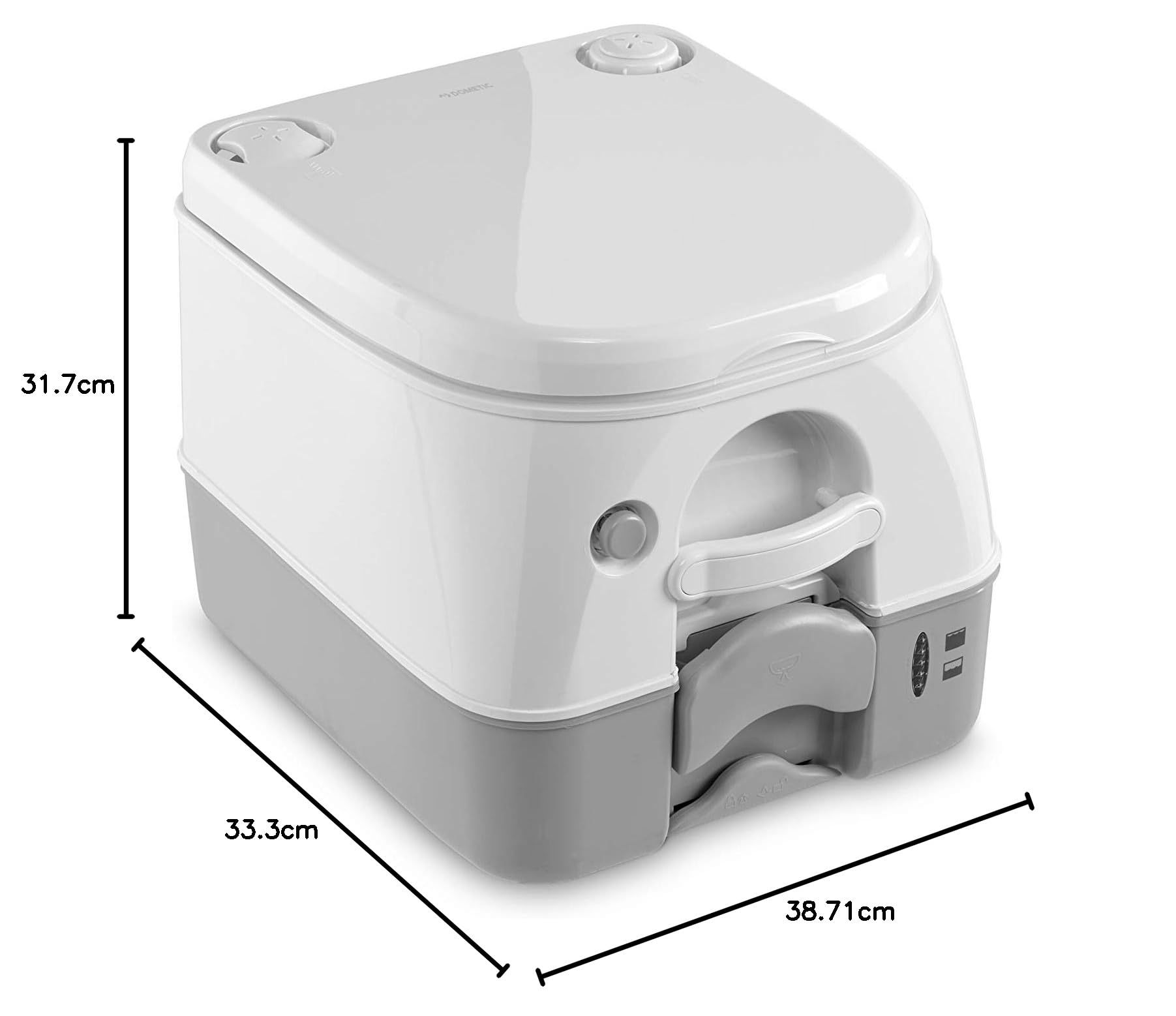 dometic-wc-972-toilette-portable-petite-9-8-l-compacte-avec-chasse-bouton-pousso image 7
