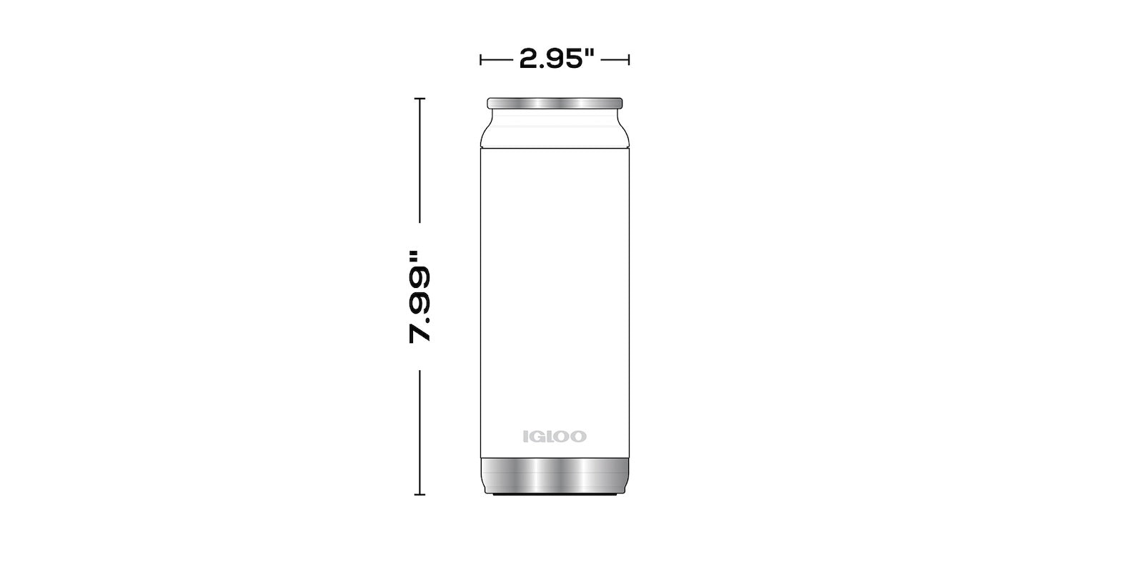 igloo-pack-de-2-canettes-isothermes-cincinnati-bengals-home-away-16-oz-duo-inox- image 8